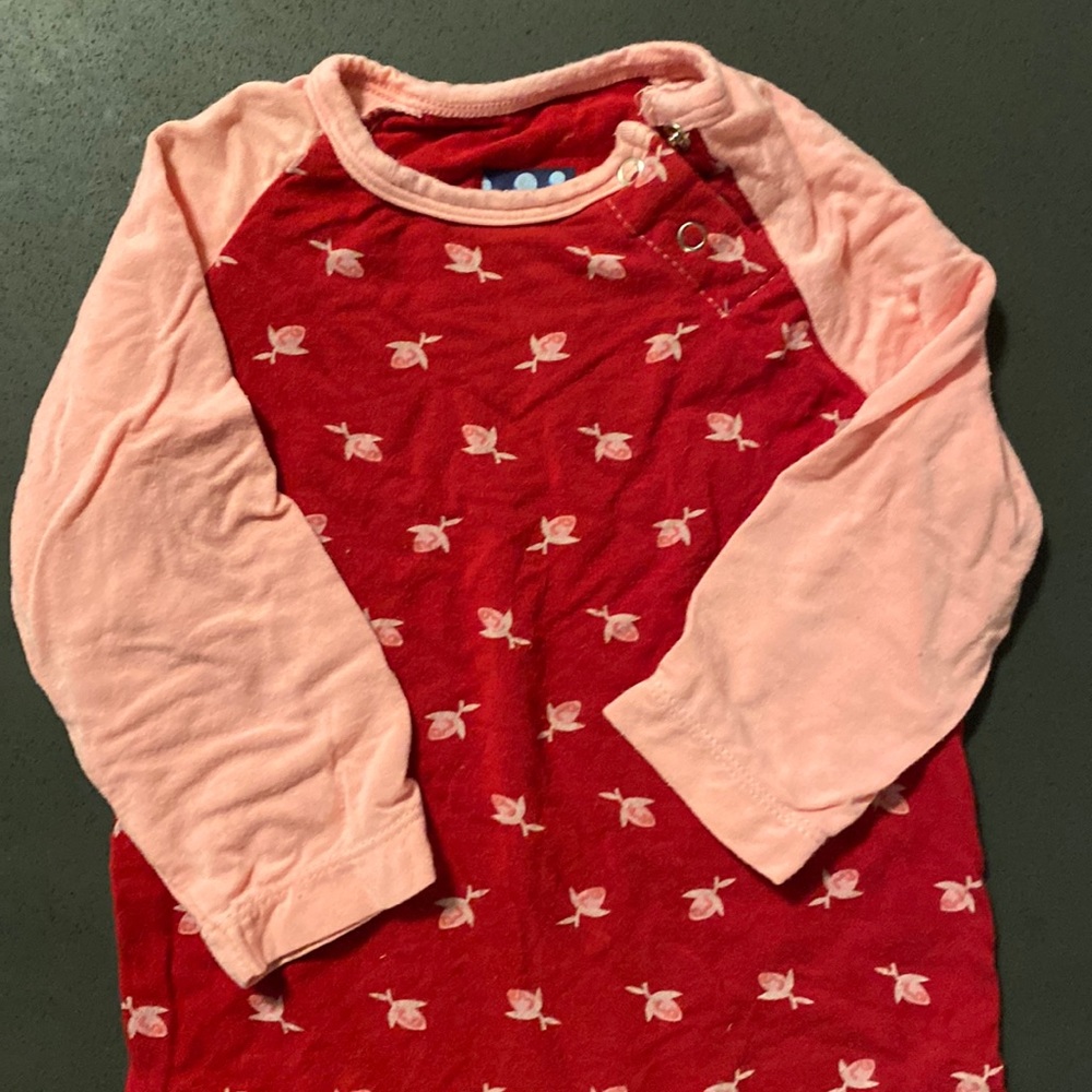 Kickee Pants 3-6mo. Rose Buds